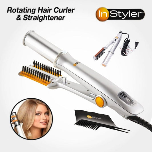 3 In 1 Multi Hair Styling Tool Flat Iron With Brush